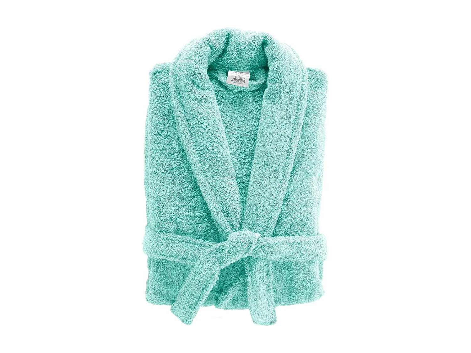 Peignoir Col Châle en Coton "Tendresse" Céladon