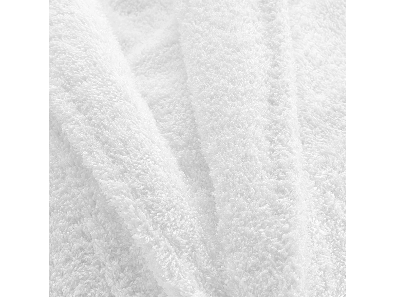 Peignoir Col Châle en Coton "Tendresse" Blanc