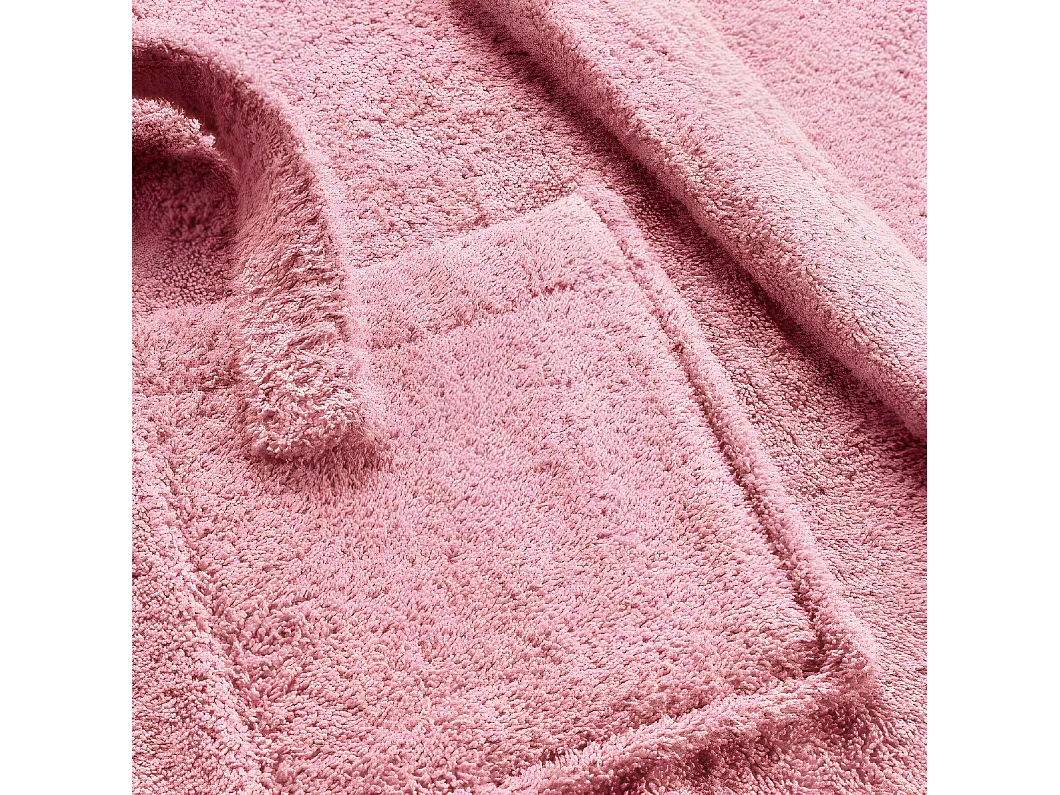 Peignoir Col Châle en Coton "Tendresse" Bois de Rose