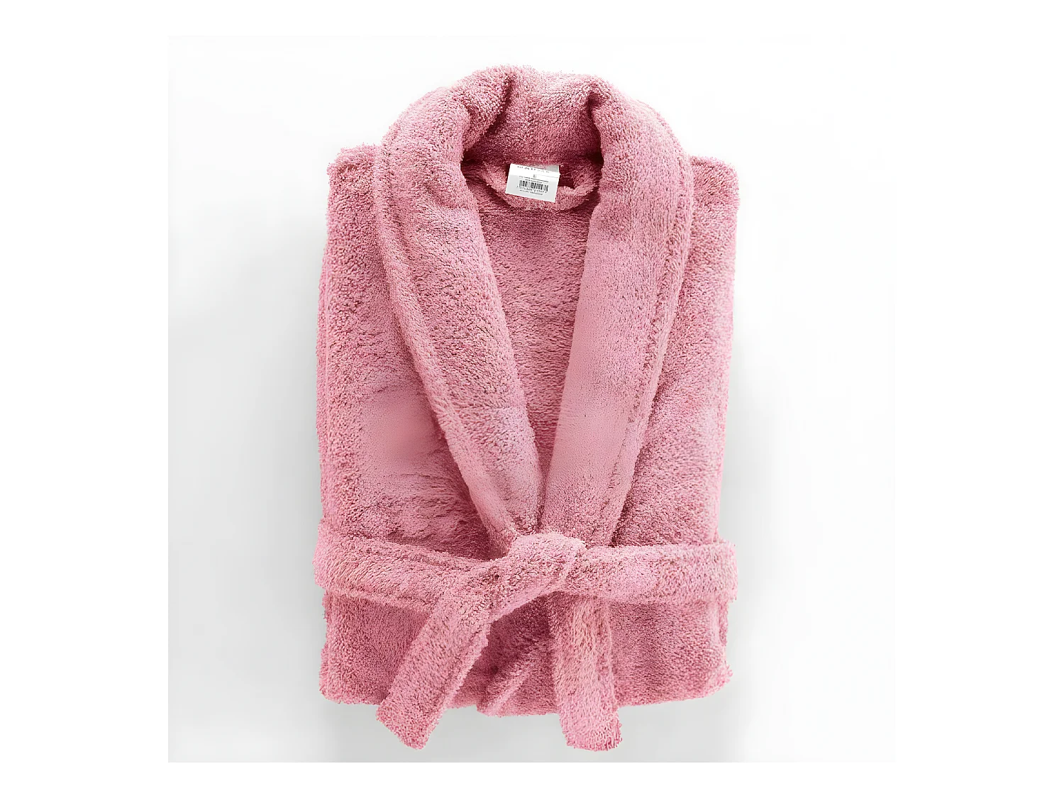 Peignoir Col Châle en Coton "Tendresse" Bois de Rose