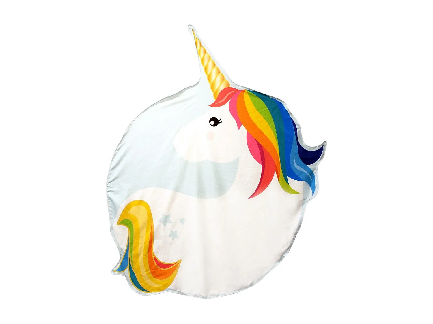 Serviette de Plage "Licorne" 150cm Blanc