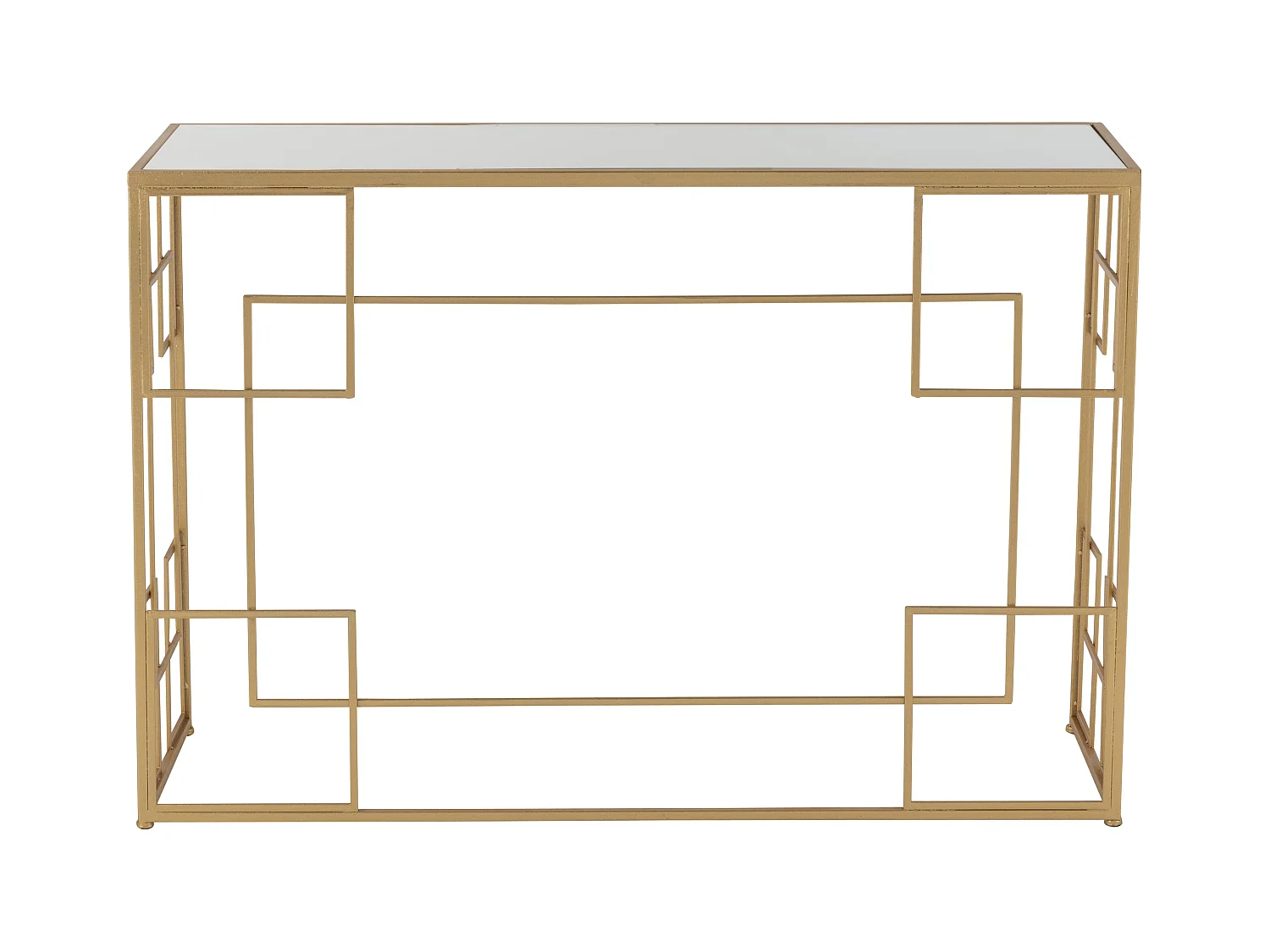 Console Design en Métal "Ridao" 120cm Or