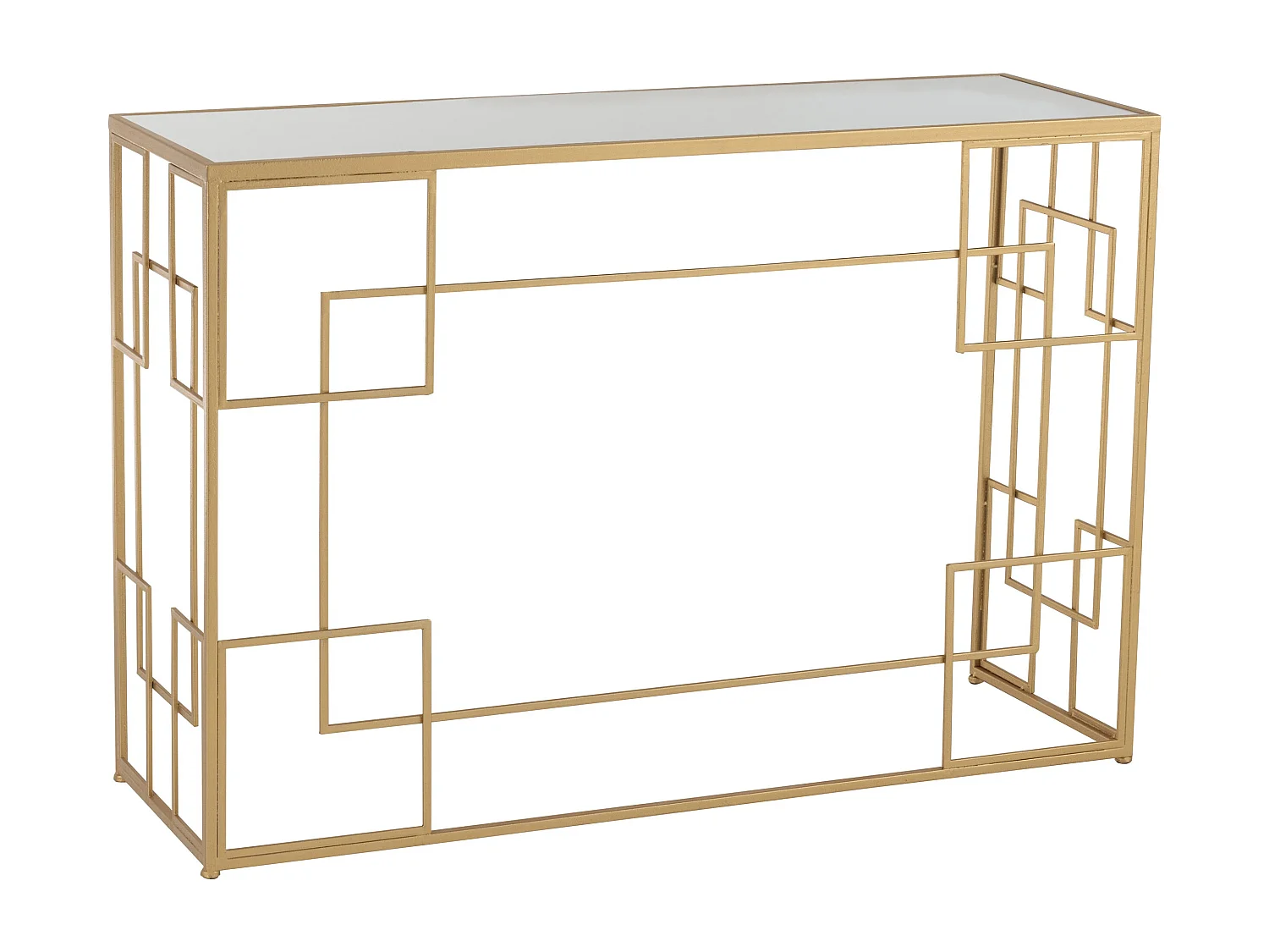 Console Design en Métal "Ridao" 120cm Or