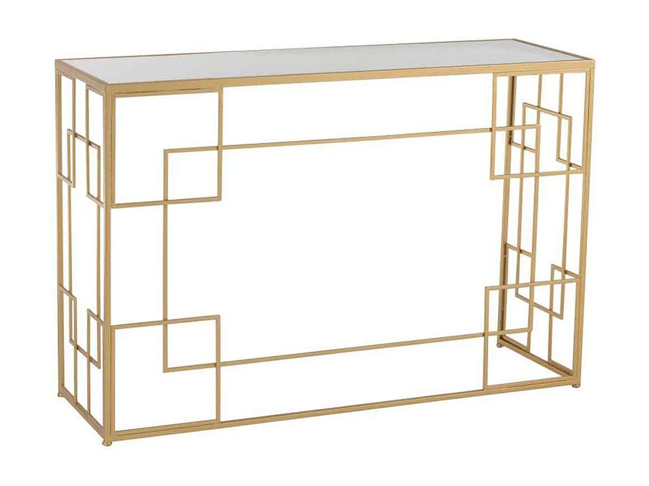 Console Design en Métal "Ridao" 120cm Or