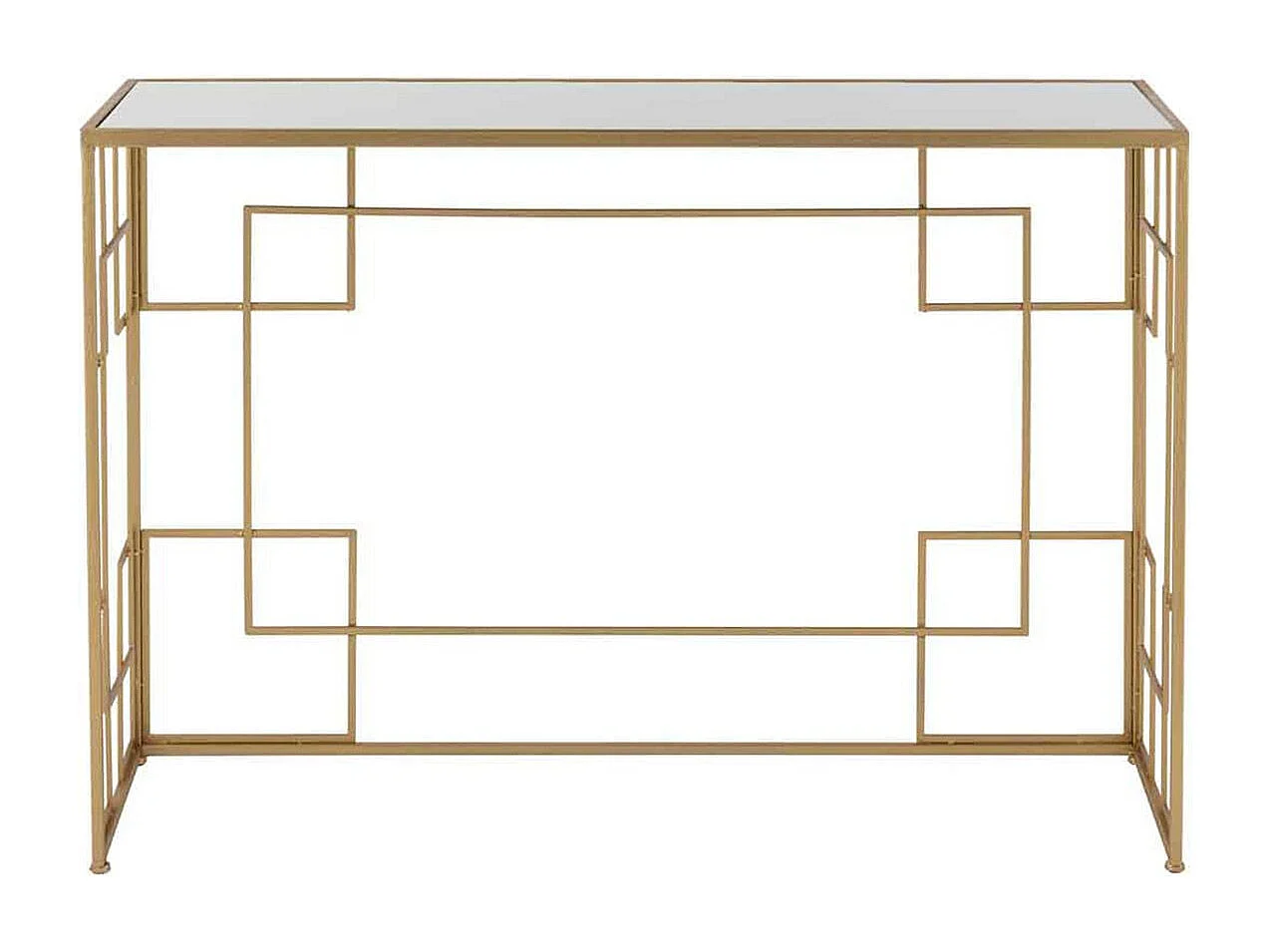 Console Design en Métal "Ridao" 120cm Or