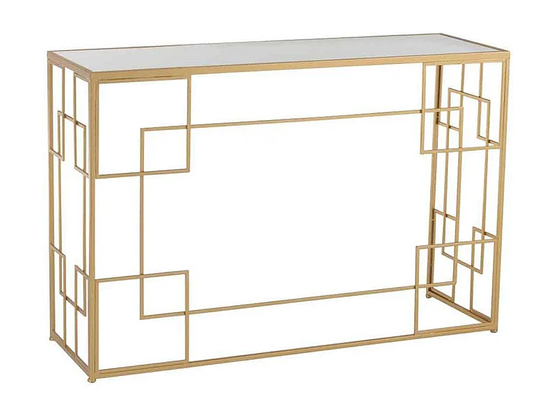 Console Design en Métal "Ridao" 120cm Or