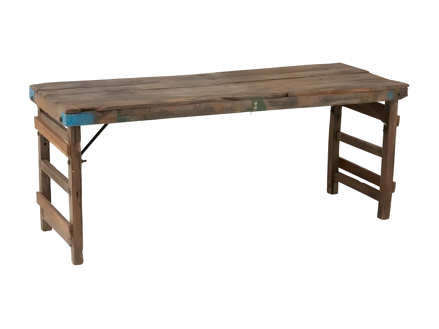 Vina console van donker gerecycled massief hout L 152 cm
