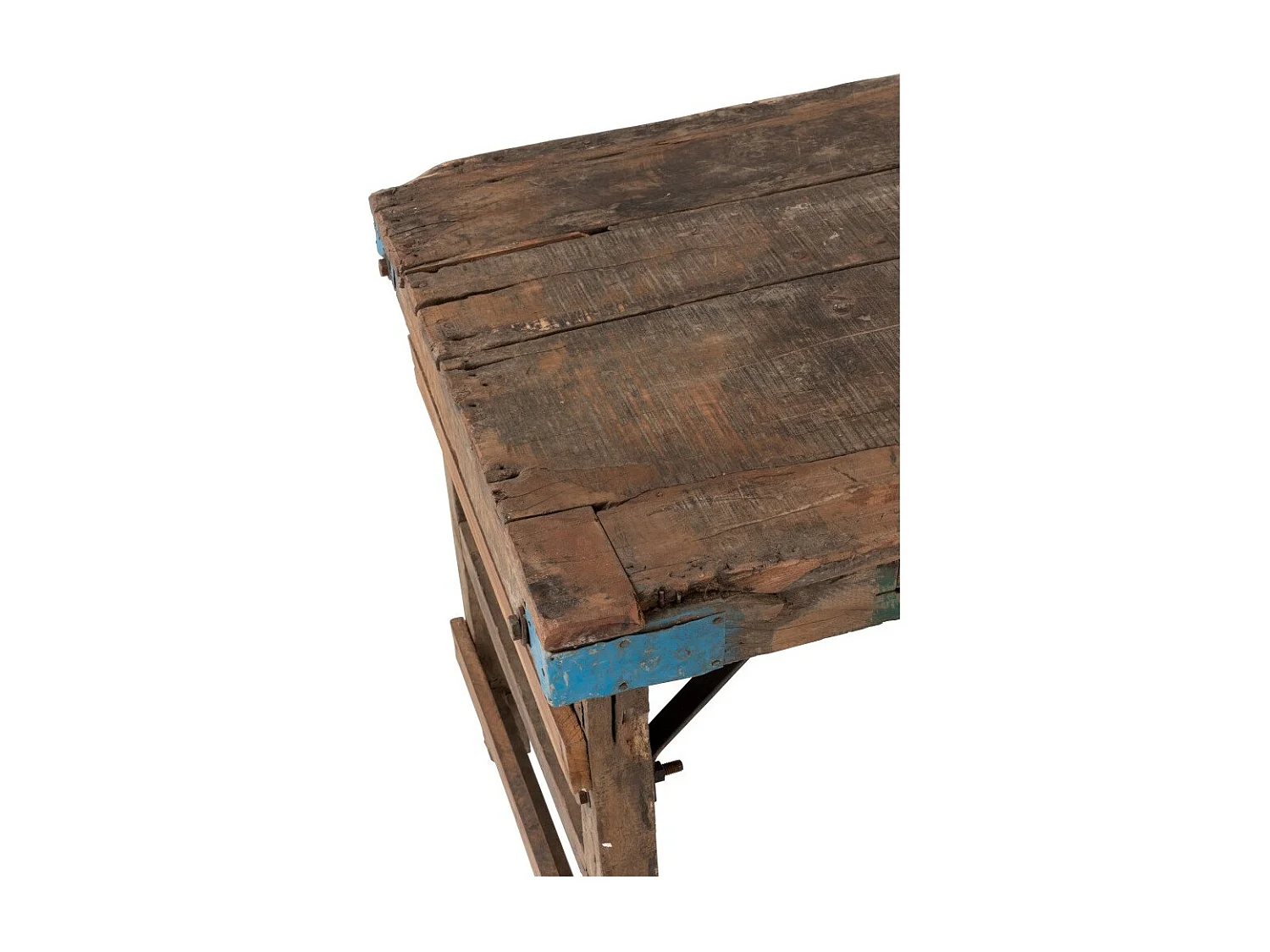 Vina console van donker gerecycled massief hout L 152 cm