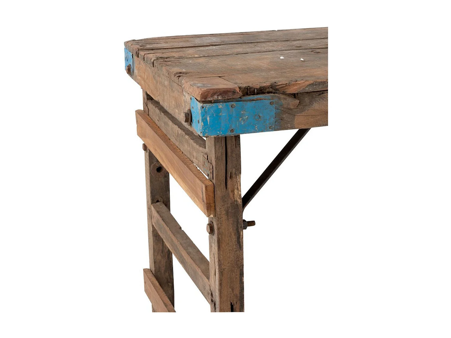 Console Vintage en Bois "Pesca" 173cm Naturel