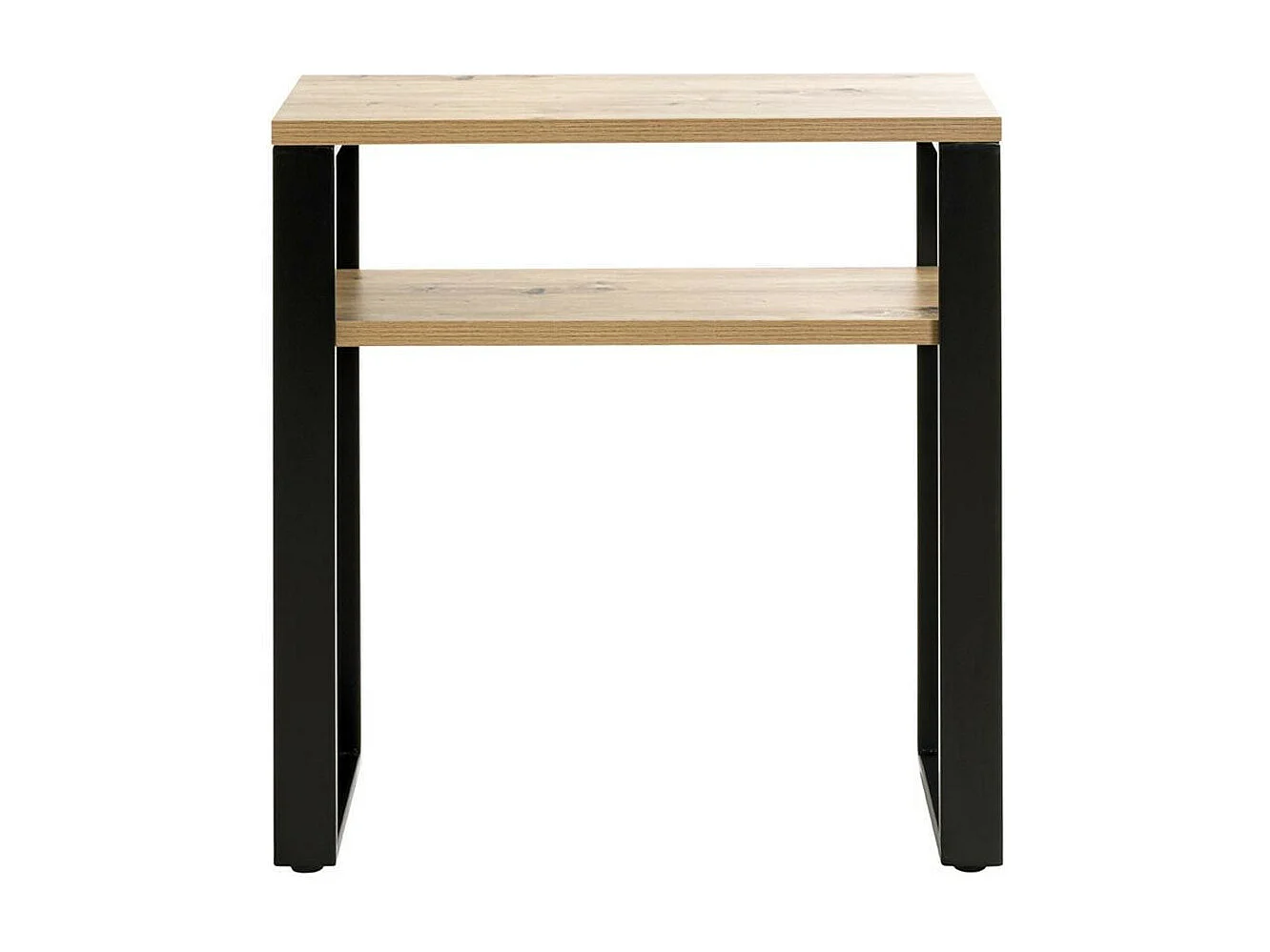 Console Design "Felicita" 75cm Noir & Chêne