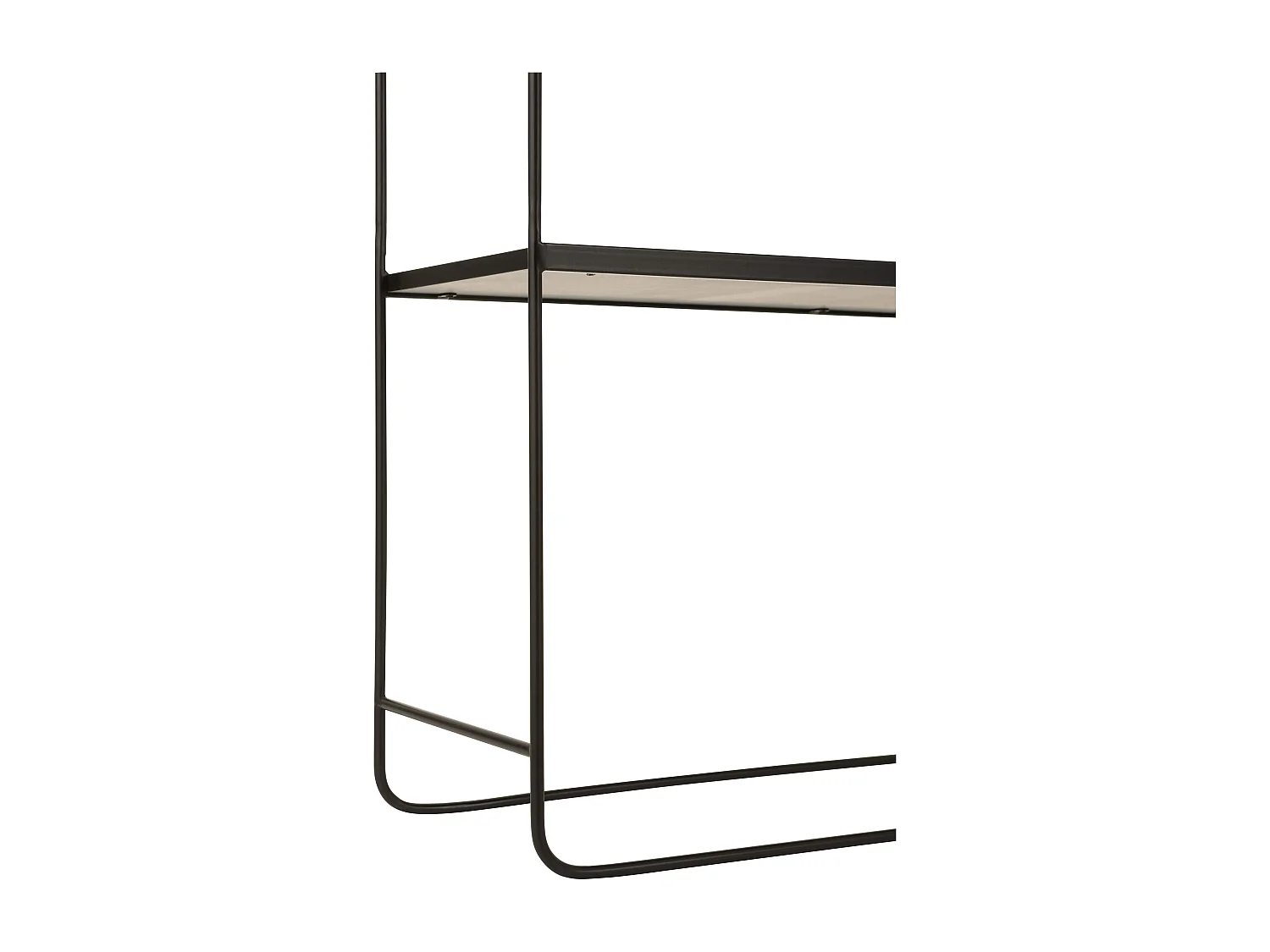 Console Design "2 Niveaux" 90cm Noir & Blanc