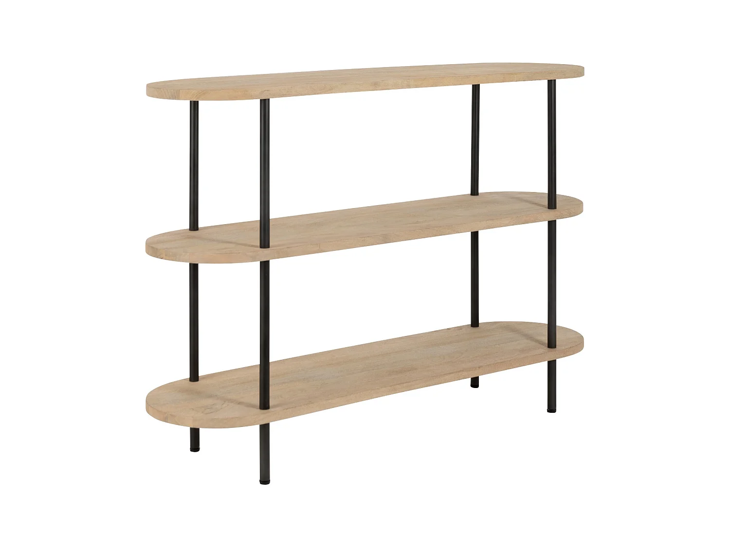 Console 3 Niveaux en Bois "Eli" 140cm Naturel