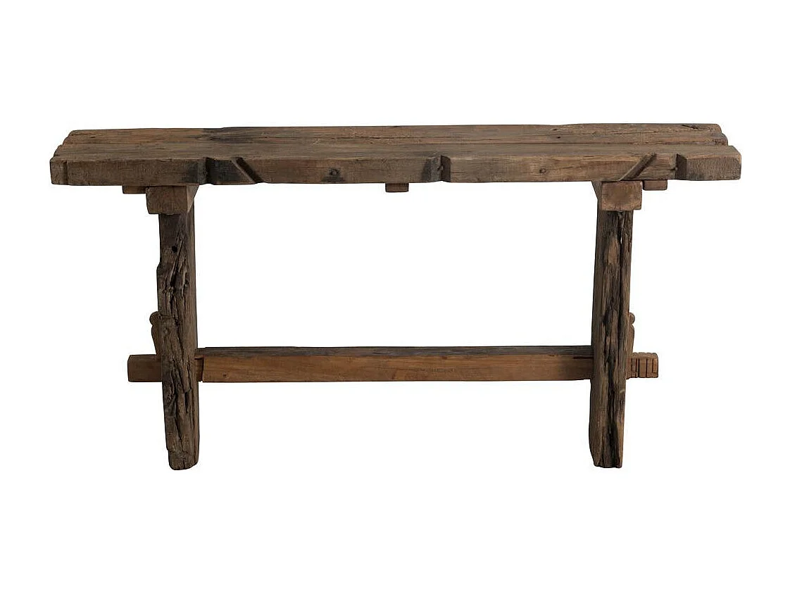 Console Vintage en Bois "Perceval" 150cm Marron