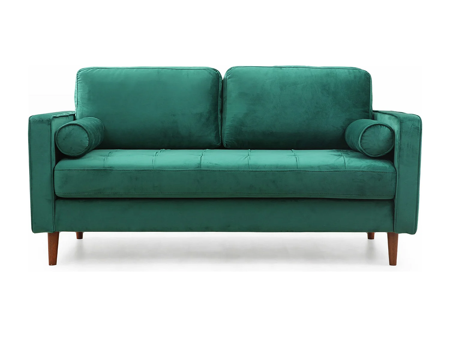 Sofá Altadena 252, Verde, 175x90x70cm, Tapiz, Patas: Madera