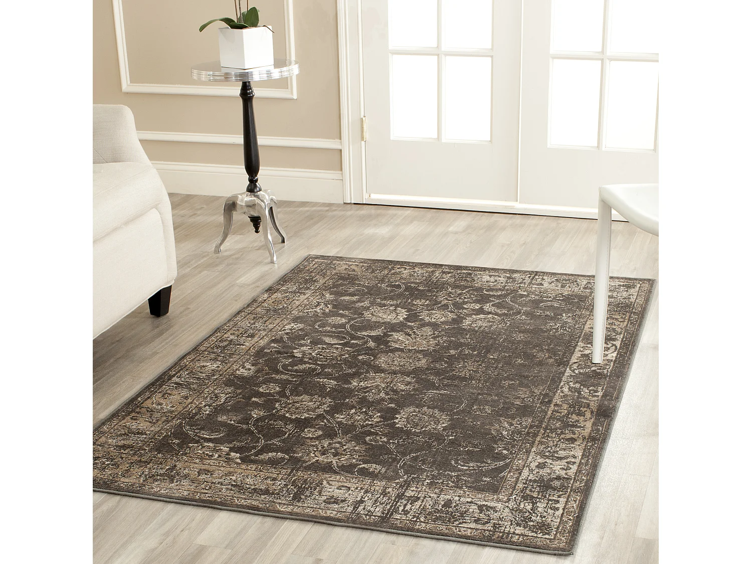 Tapis Gris 122 X 170 cm - Peri