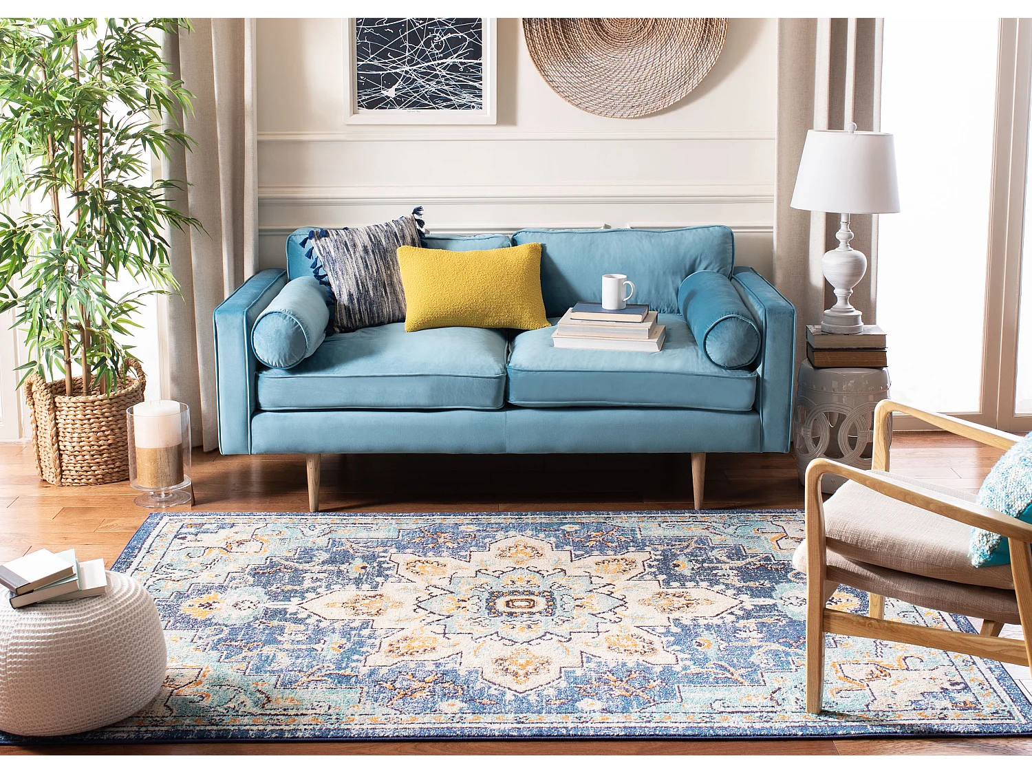 Tapis Bleu 160 X 229 cm - Malaya