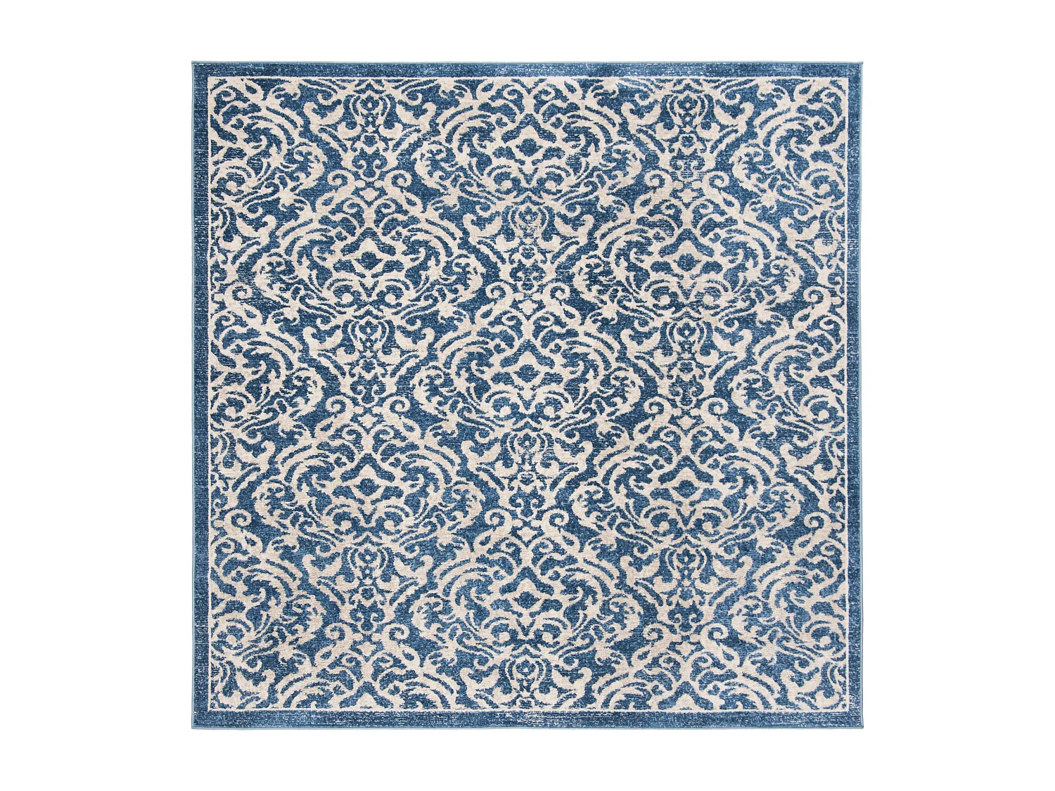 Tapis Bleu/Neutre 201 X 201 cm - Ophelia