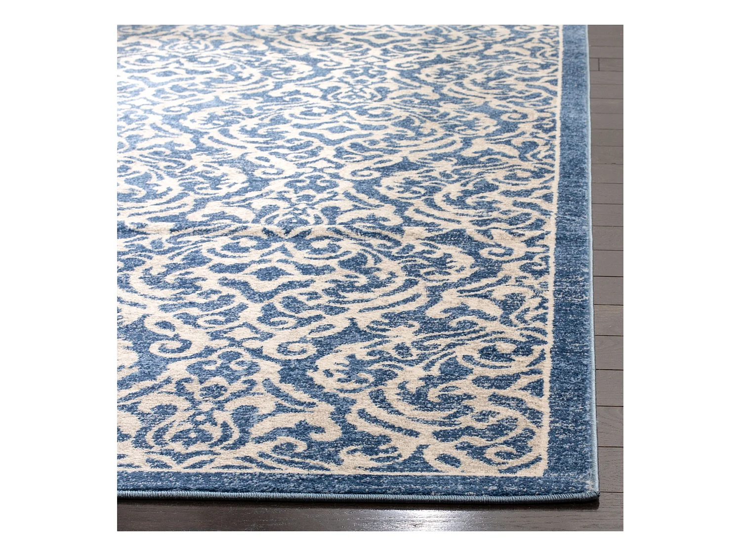 Tapis Bleu/Neutre 201 X 201 cm - Ophelia