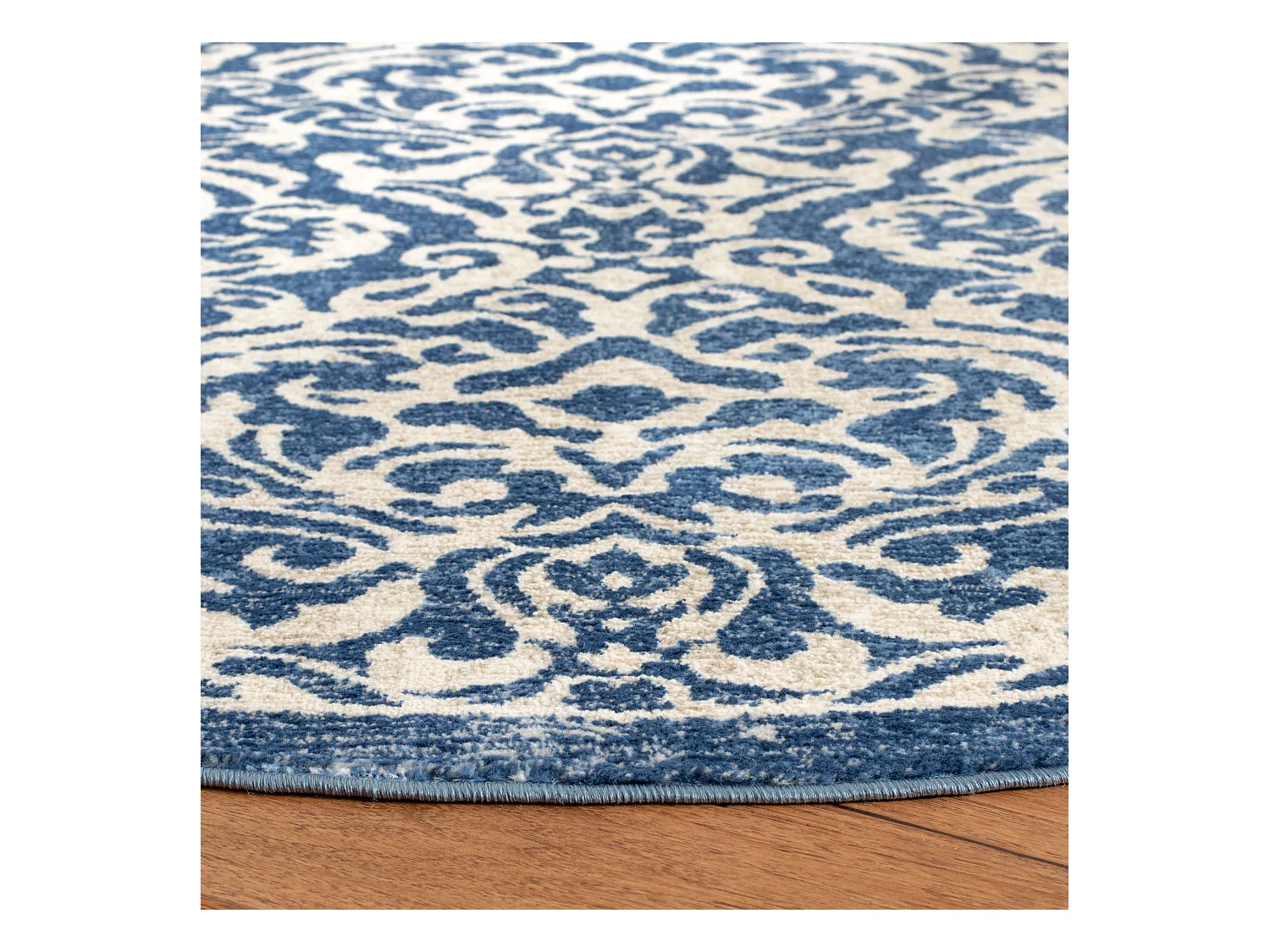 Tapis Bleu/Neutre 201 X 201 cm - Ophelia