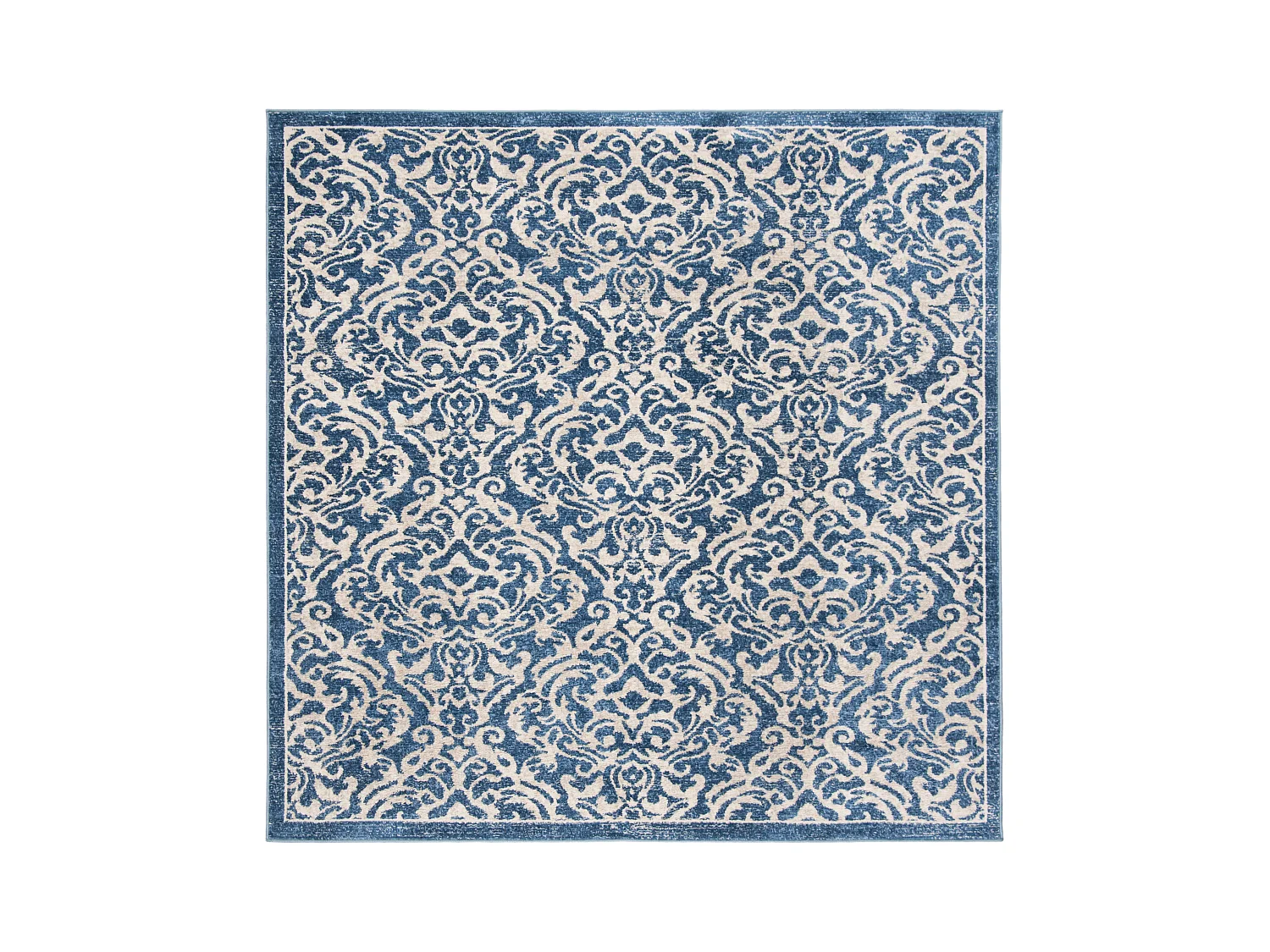 Tapis Bleu/Neutre 201 X 201 cm - Ophelia