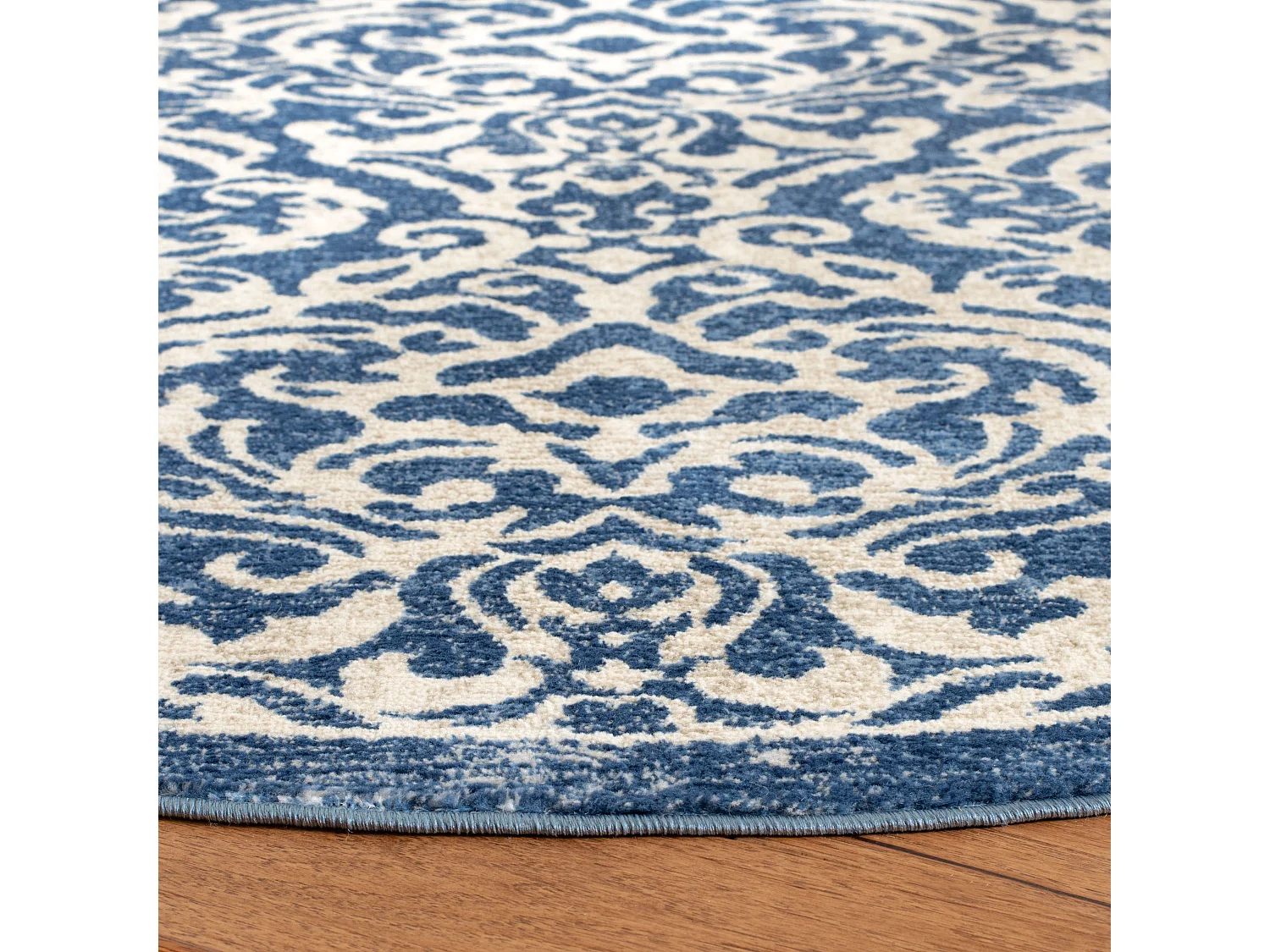 Tapis Bleu/Neutre 201 X 201 cm - Ophelia