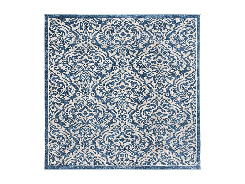 Tapis Bleu/Neutre 201 X 201 cm - Ophelia