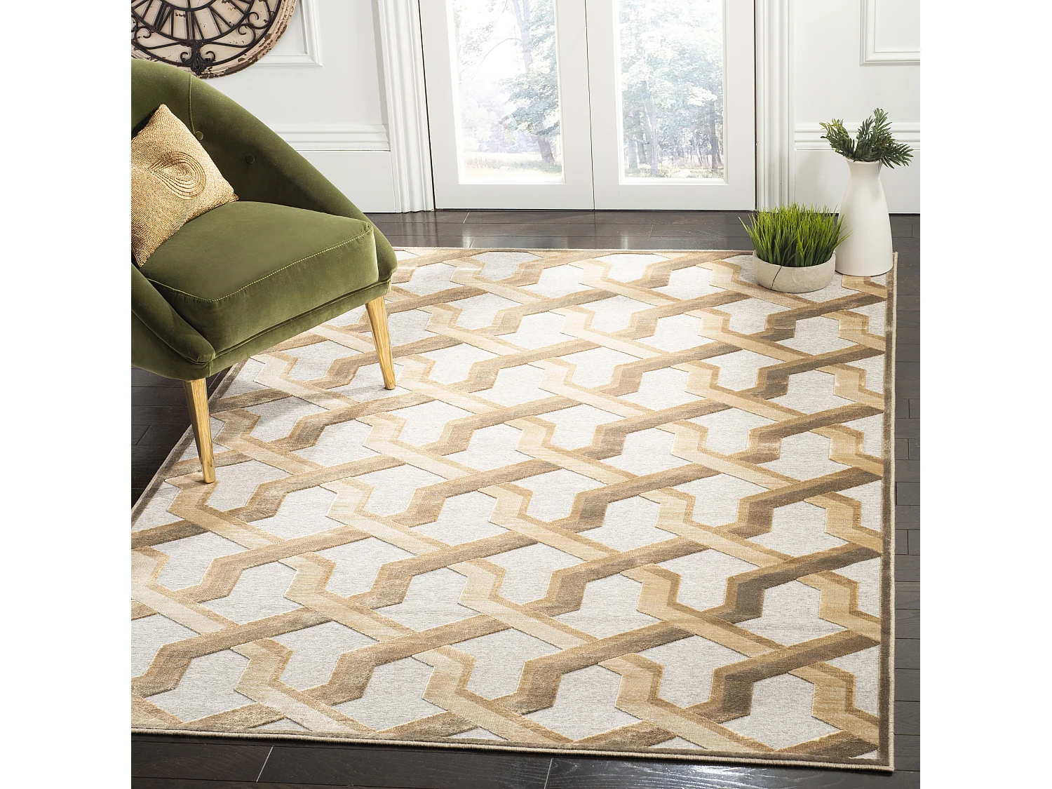 Tapis Marron/Neutre 160 X 229 cm - Caguas