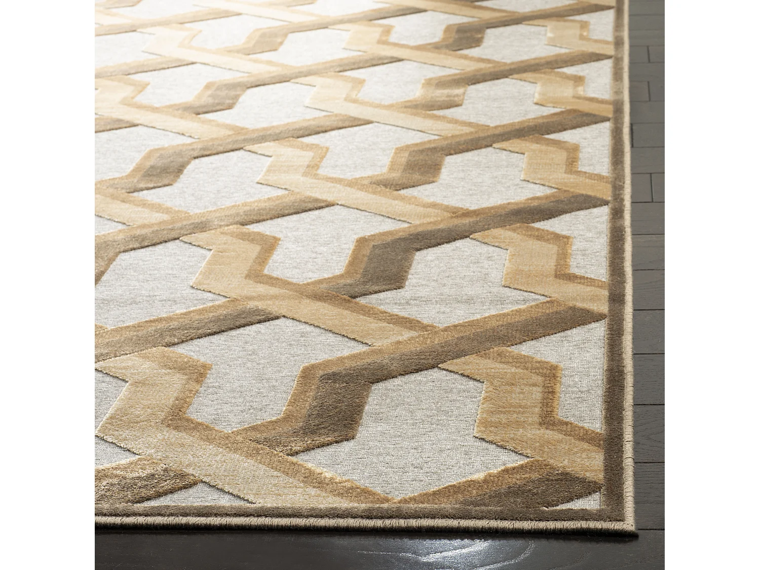 Tapis Marron/Neutre 160 X 229 cm - Caguas