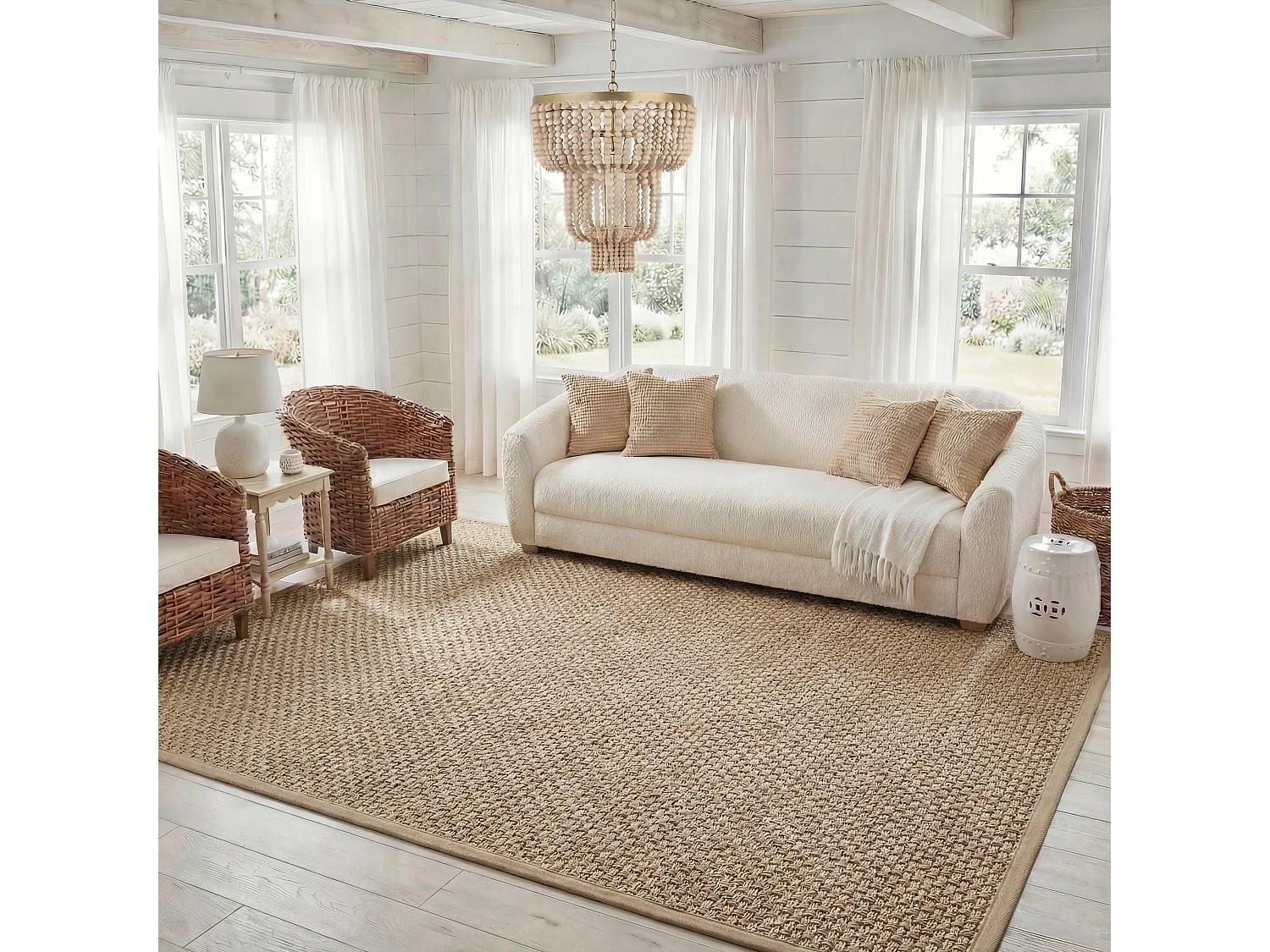 Tapis Neutre 183 X 183 cm - Roselyn
