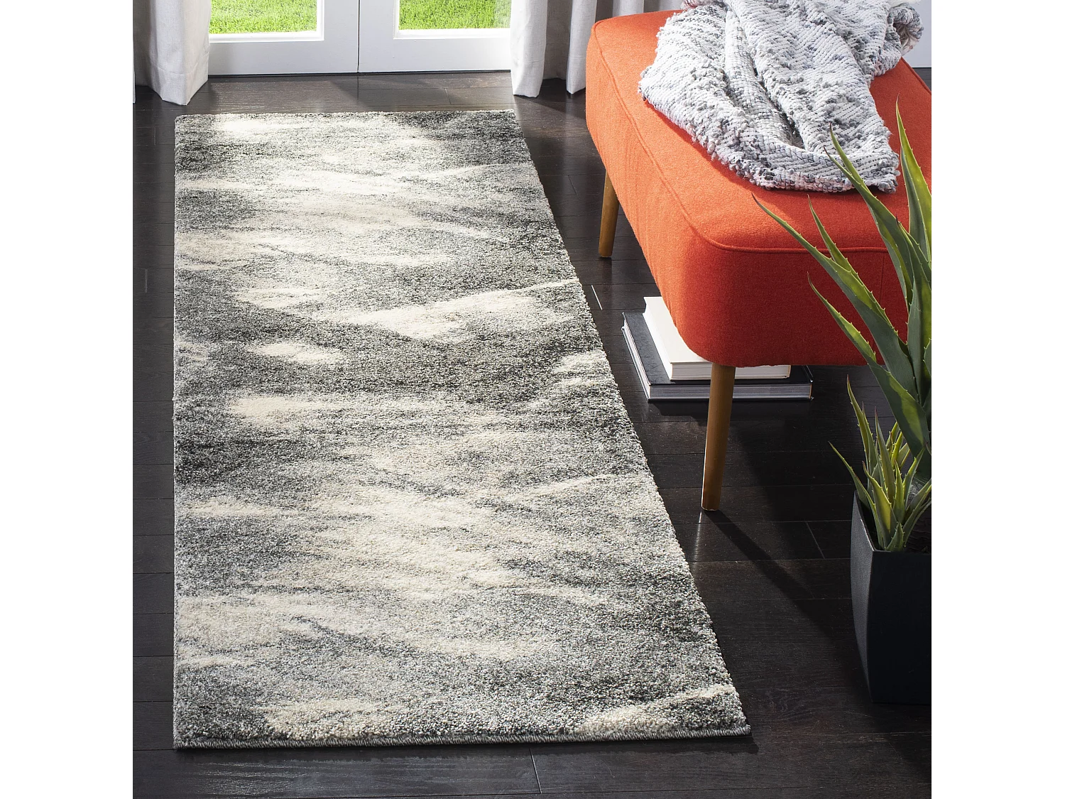 Tapis Gris/Neutre 69 X 213 cm - Marshal