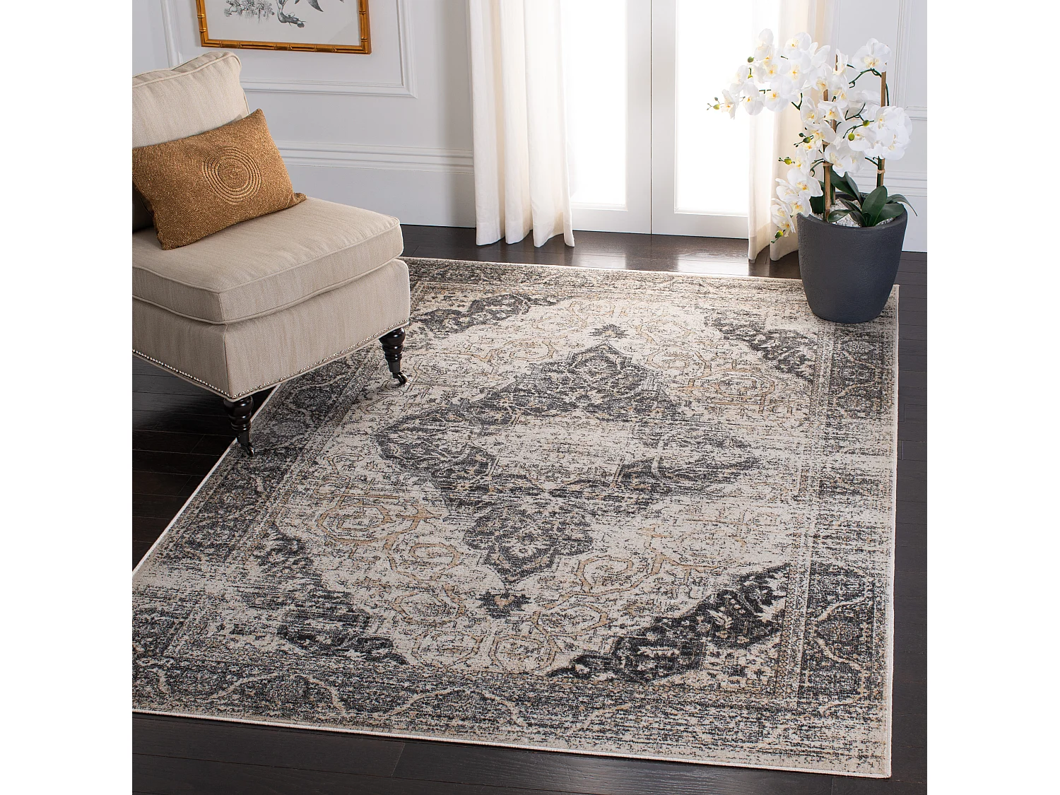 Tapis Neutre/Blanc 160 X 231 cm - Ari
