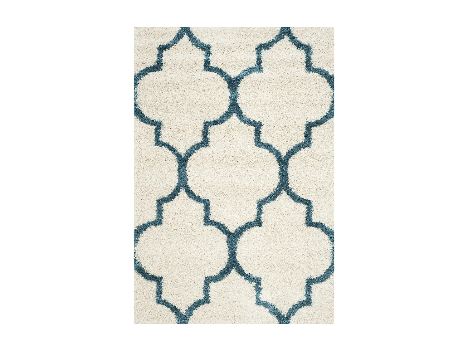 Tapis Neutre/Bleu 160 X 229 cm - Rose