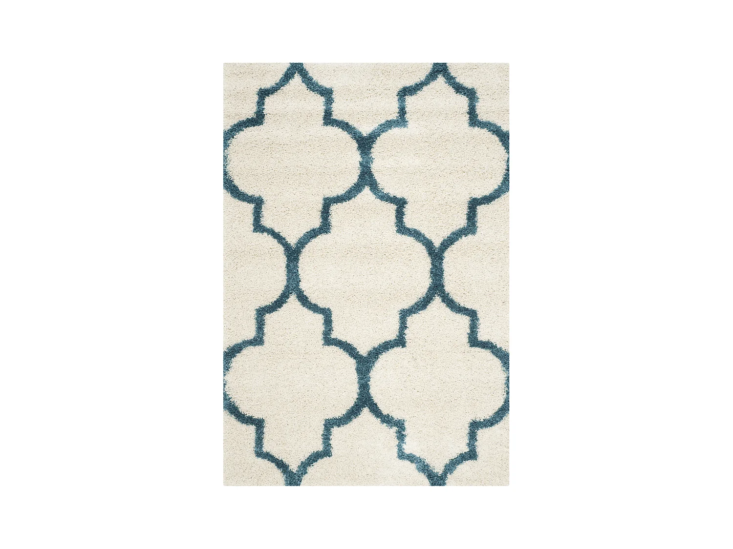 Tapis Neutre/Bleu 160 X 229 cm - Rose