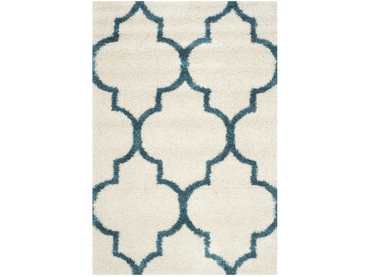 Tapis Neutre/Bleu 160 X 229 cm - Rose