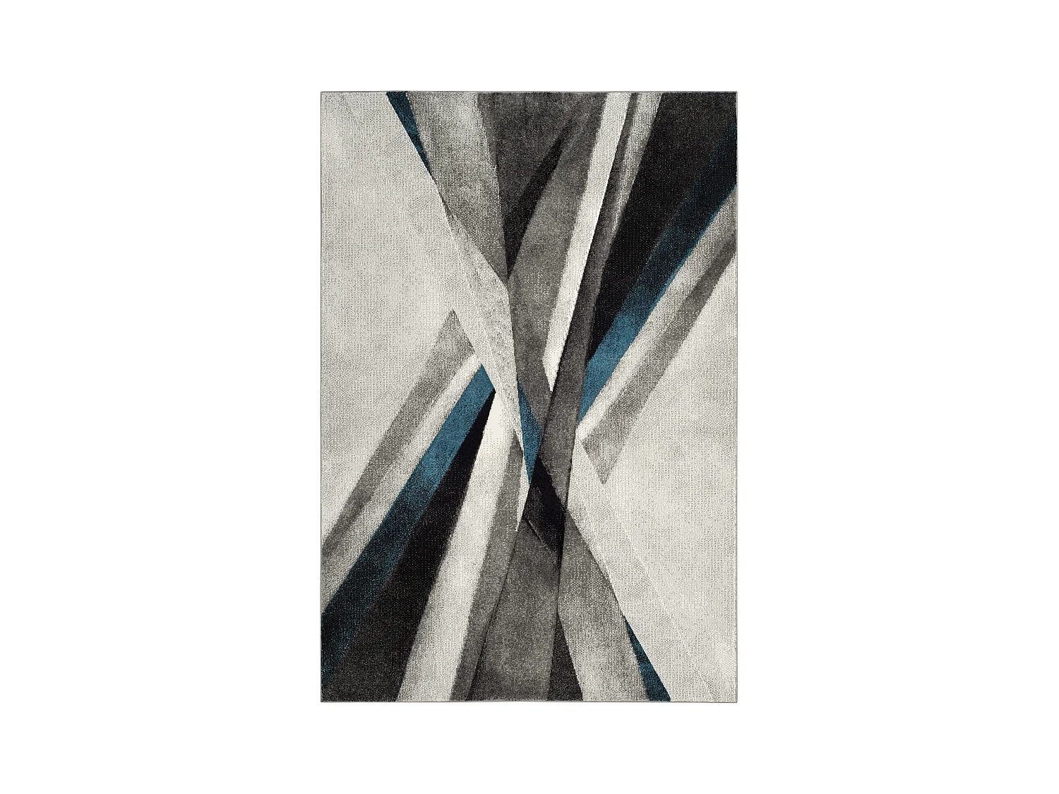 Tapis Gris/Bleu 160 X 229 cm - Aubrey