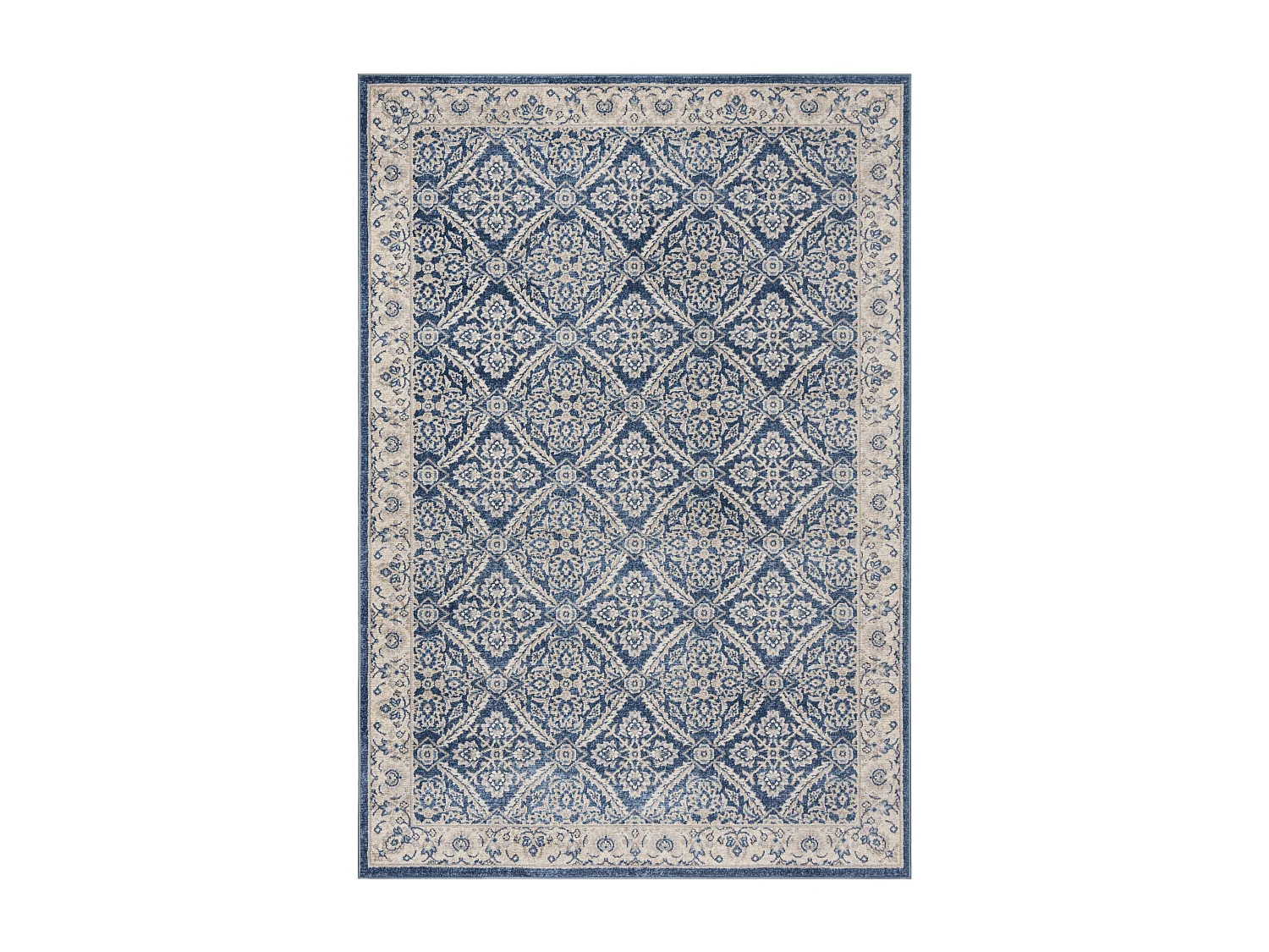 Tapis Bleu/Neutre 160 X 229 cm - Bryn
