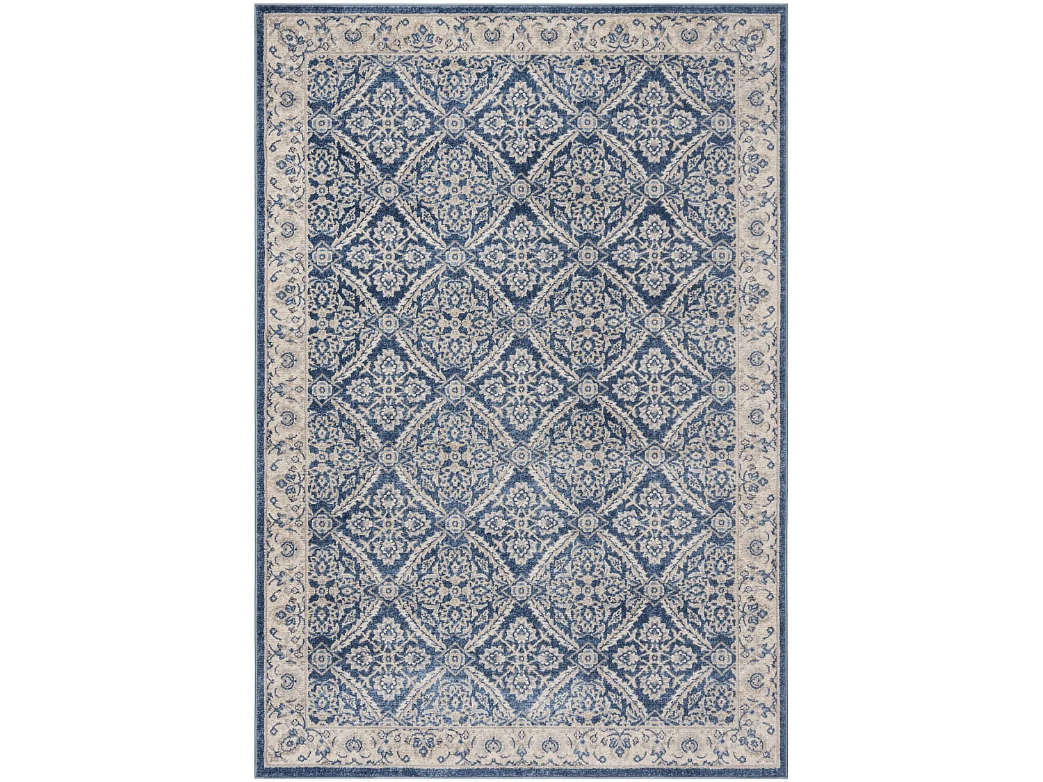 Tapis Bleu/Neutre 160 X 229 cm - Bryn