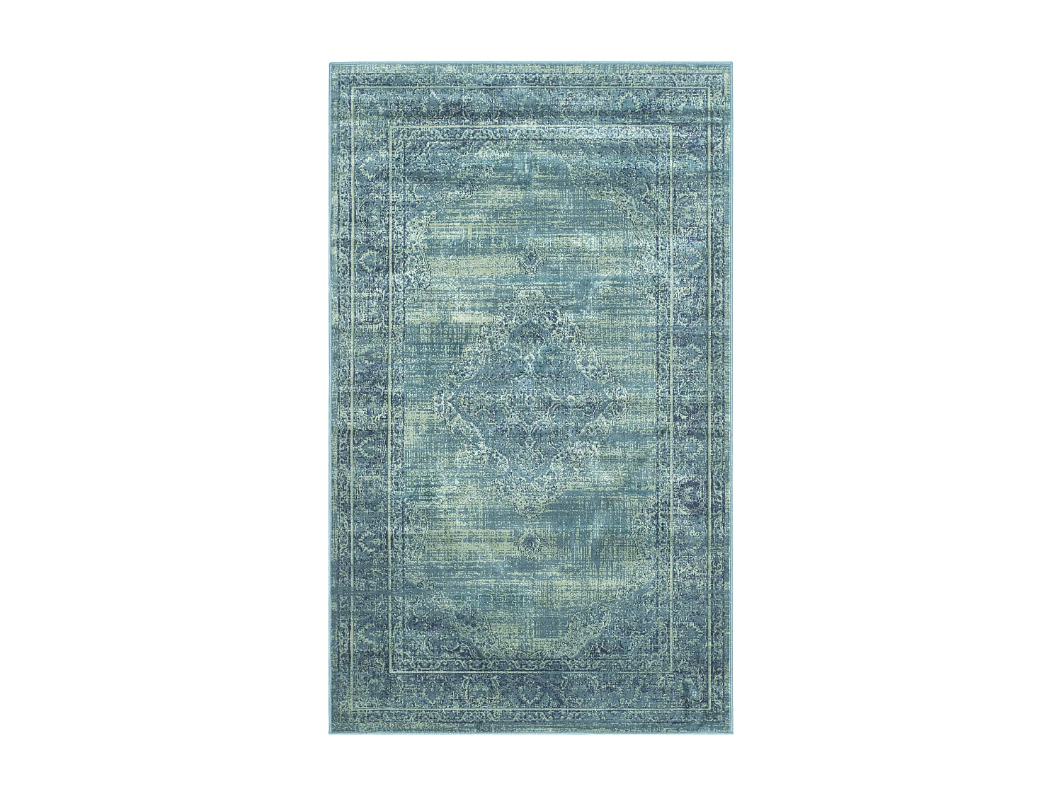 Tapis Bleu/Multicolore 99 X 170 cm - Olivia