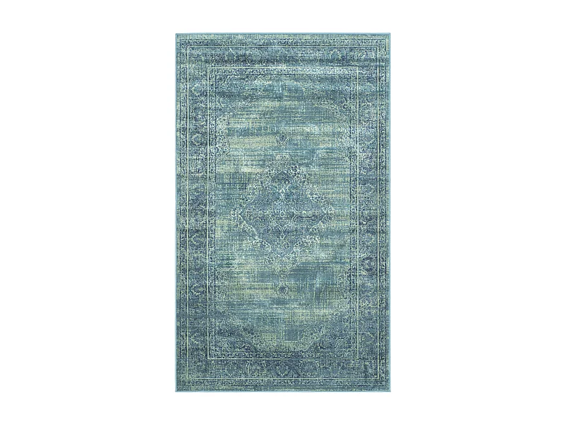 Tapis Bleu/Multicolore 99 X 170 cm - Olivia