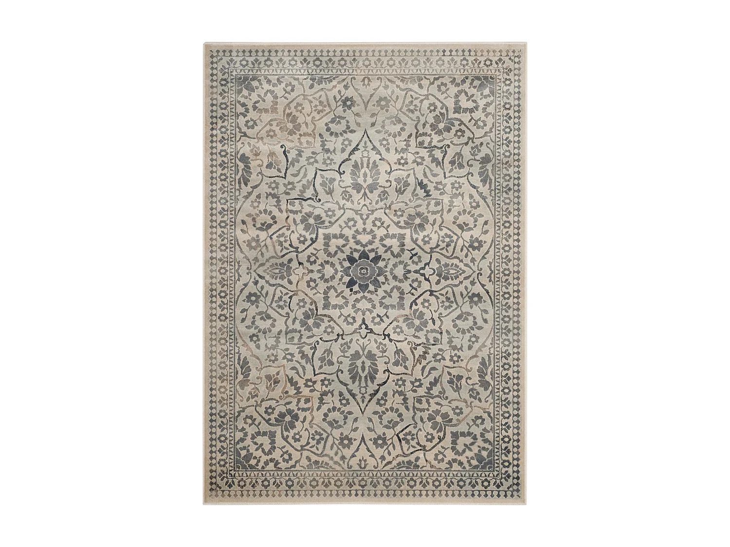 Tapis Neutre/Bleu 122 X 170 cm - Cordova