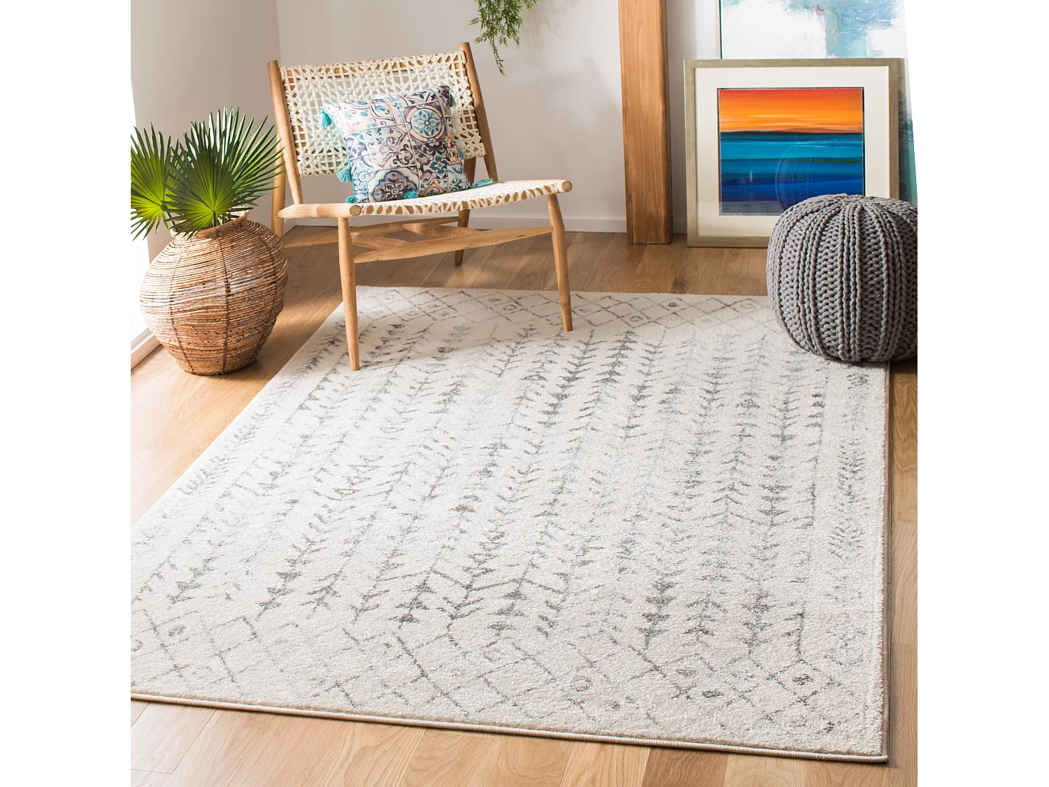 Tapis Neutre/Gris 160 X 229 cm - Mackenzie