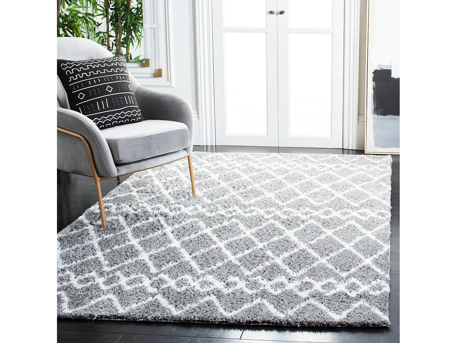 Tapis Gris/Neutre 155 X 229 cm - Essaouira