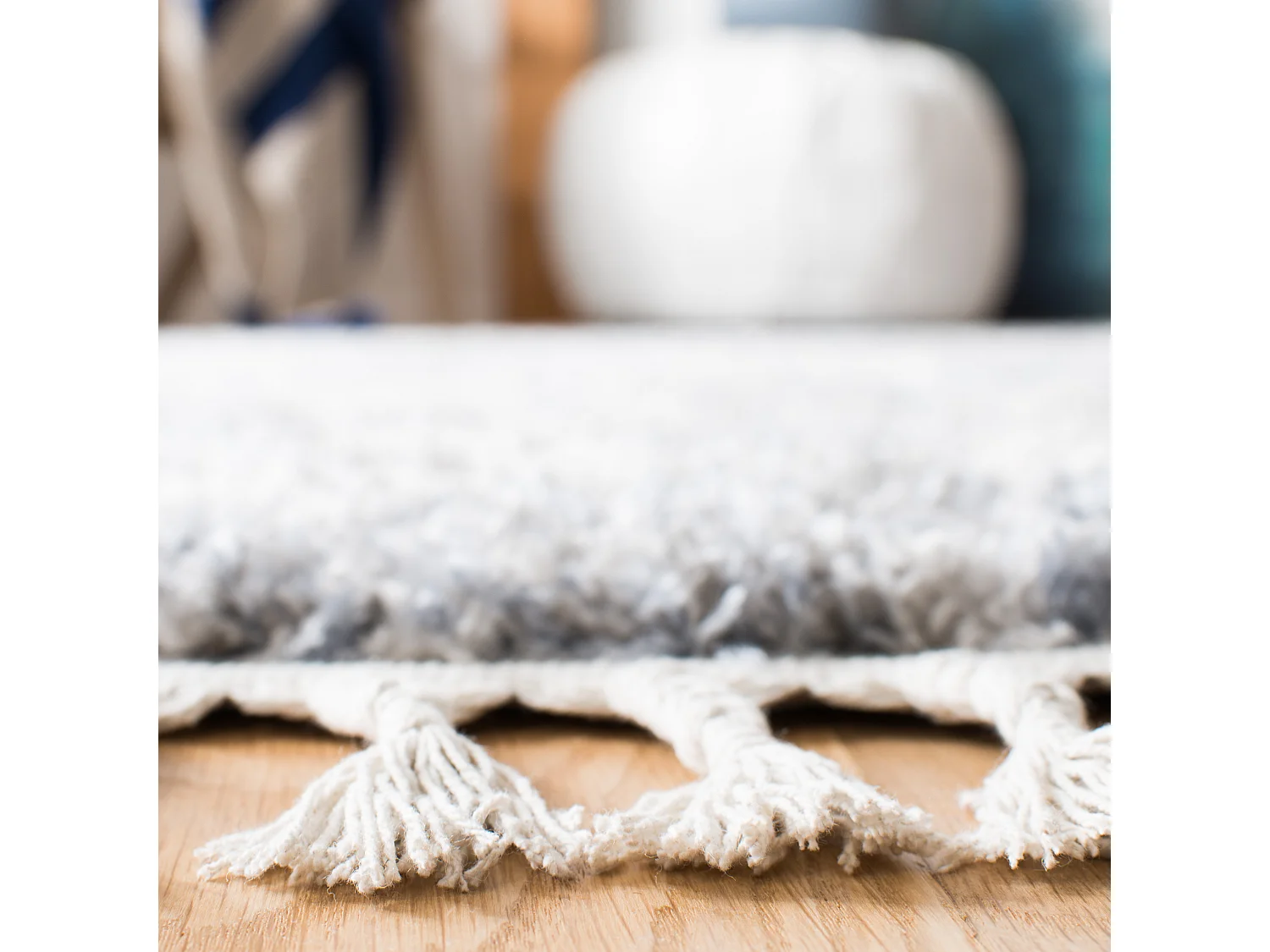 Tapis Gris/Neutre 61 X 244 cm - Fez