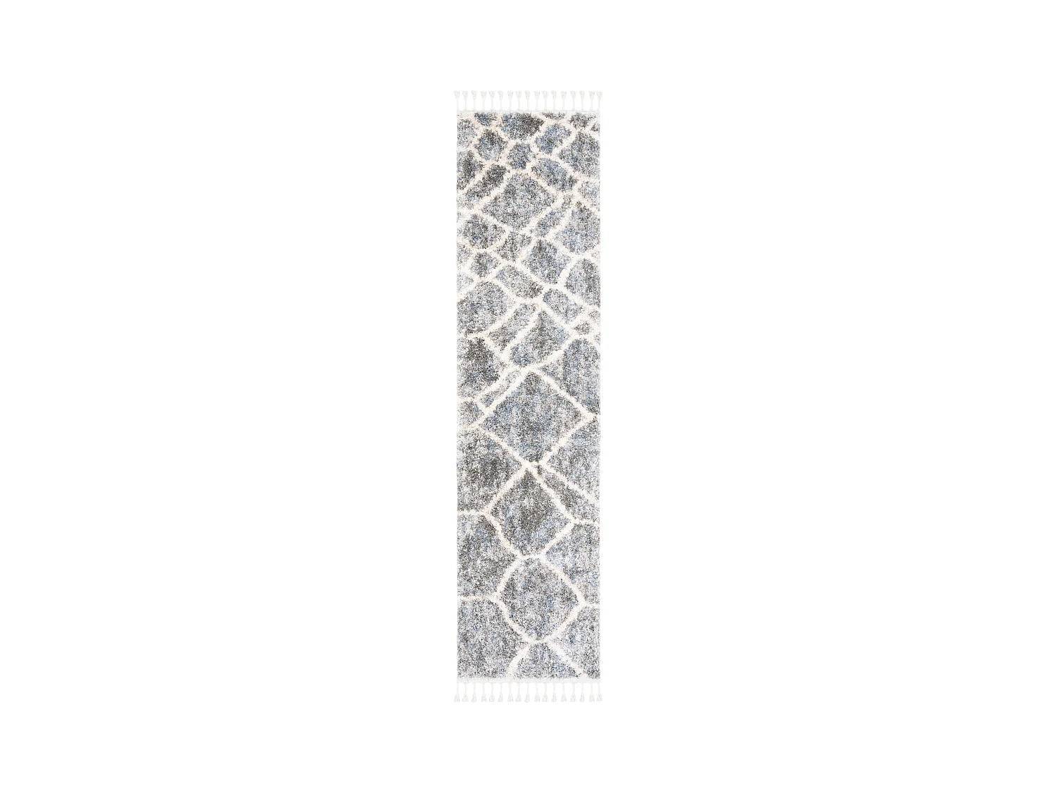 Tapis Gris/Neutre 61 X 244 cm - Fez