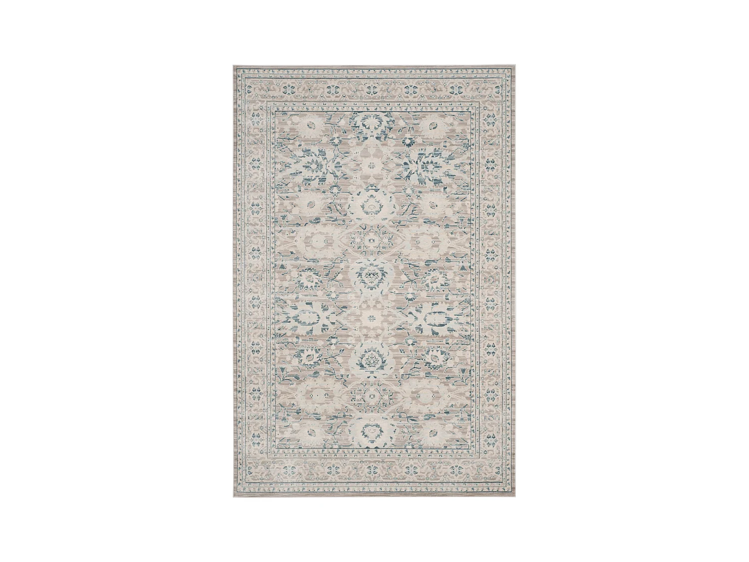 Tapis Gris/Bleu 155 X 229 cm - Valentin