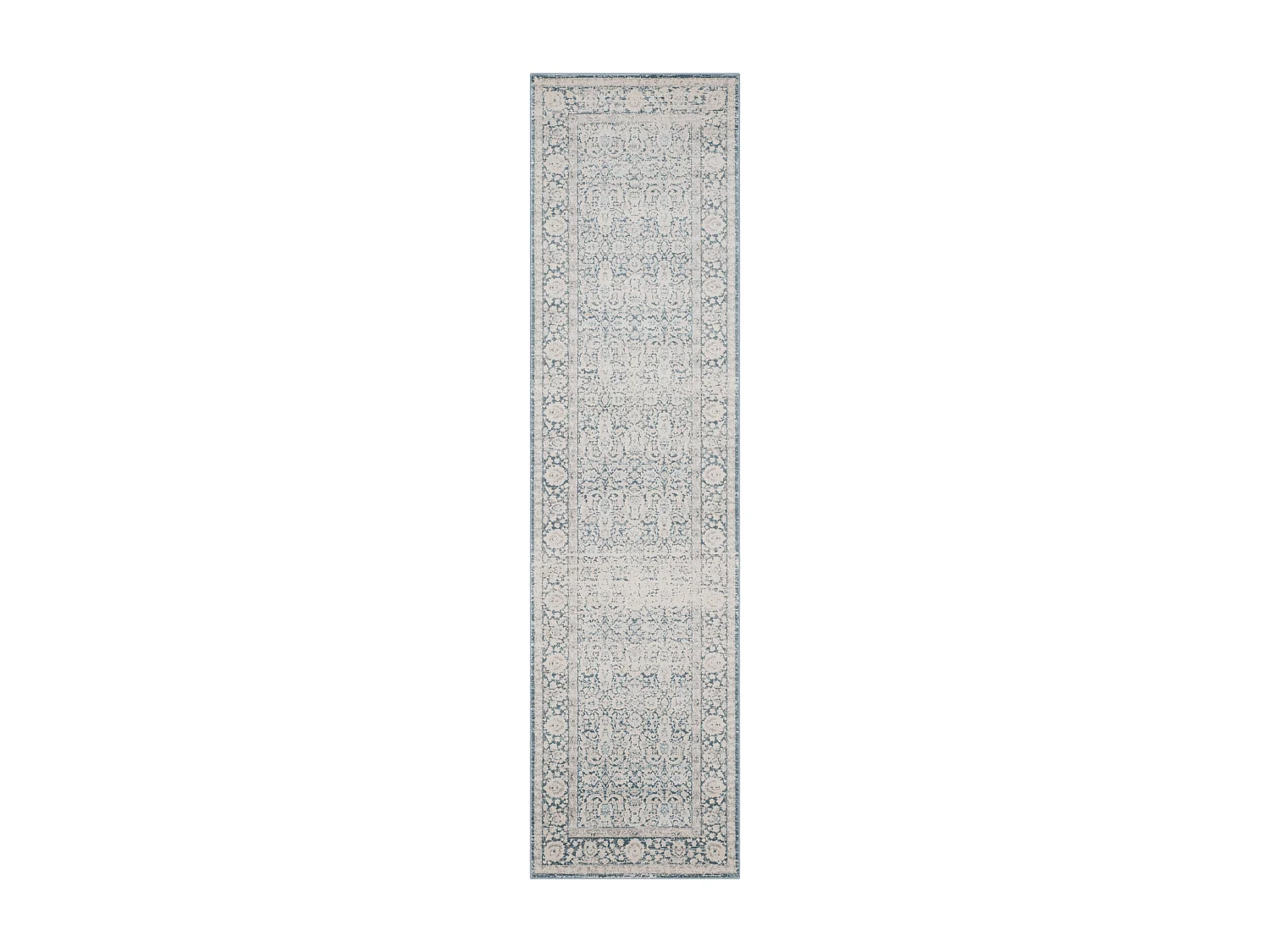Tapis Bleu/Gris 66 X 244 cm - Klara