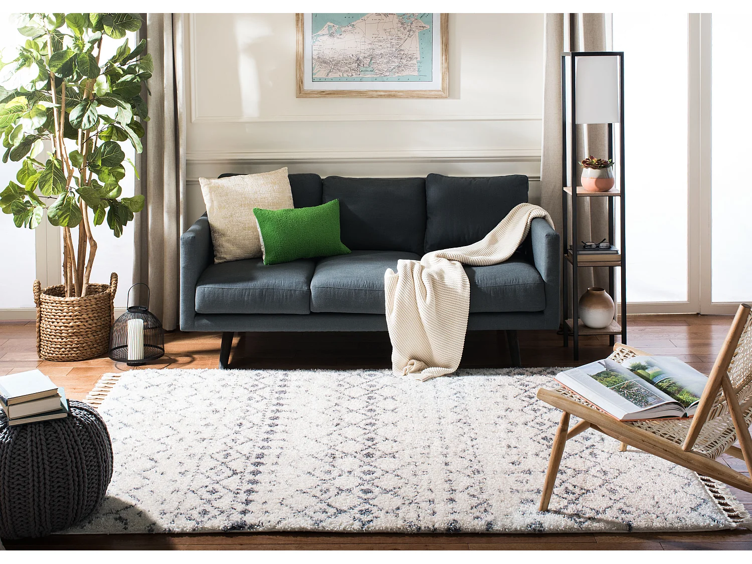 Tapis Gris/Neutre 160 X 229 cm - Aurelia