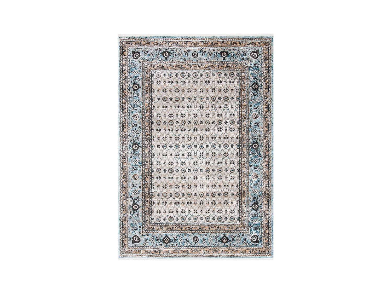 Tapis Gris/Bleu 160 X 229 cm - Amaya