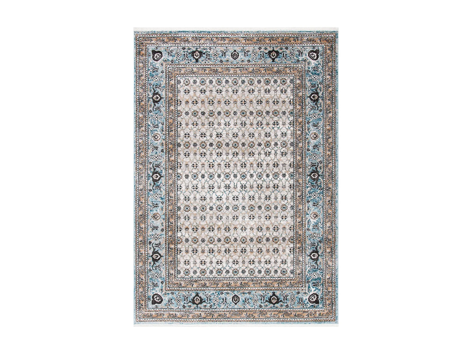 Tapis Gris/Bleu 160 X 229 cm - Amaya