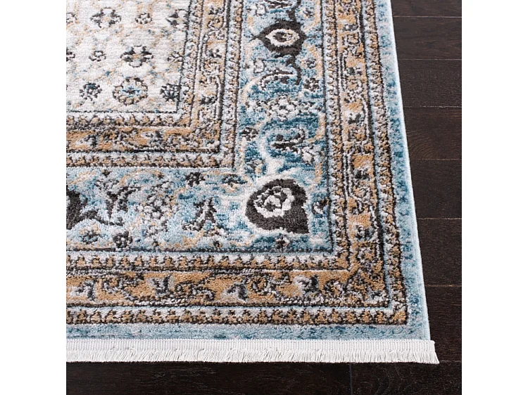 Tapis Gris/Bleu 160 X 229 cm - Amaya